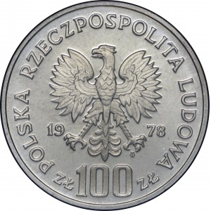 100 złotych 1978 Łoś