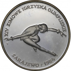 200 złotych 1984 XIV Zimowe Igrzyska Olimpijskie Sarajewo 1984