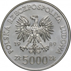 5.000 złotych 1989 Westerplatte