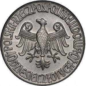 Próba CuNi 10 złotych 1964 Kazimierz Wielki