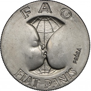 Próba CuNi 10 złotych 1971 FAO - Fiat Panis