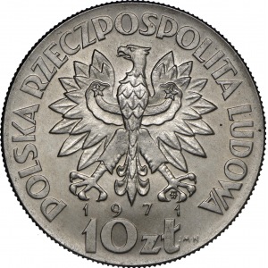Próba CuNi 10 złotych 1971 FAO - Fiat Panis