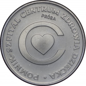 Próba CuNi 20 złotych 1979 Centrum Zdrowia Dziecka