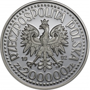 200.000 złotych 1992, Władysław III Warneńczyk