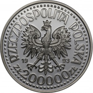 200.000 złotych 1993 Kazimierz IV Jagiellończyk