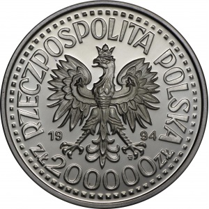 200.000 złotych 1994 Zygmunt I Stary