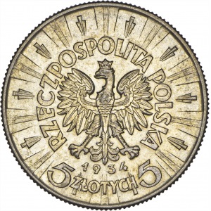 5 złotych 1934 Piłsudski