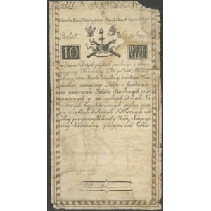 10 złotych, 8 czerwca 1794, Seria B