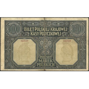 500 marek, 15 stycznia 1919