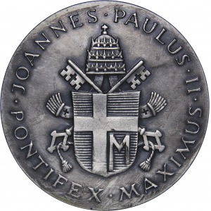 Jan Paweł II, pierwsza wizyta w Polsce 1979 rok. medalier Stanisława Wątróbka