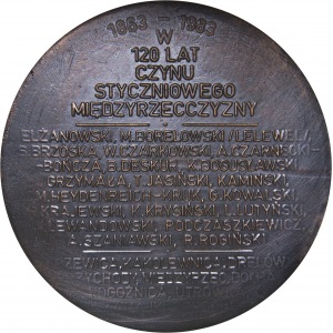 120. rocznica powstania styczniowego, Międzyrzec, 1983