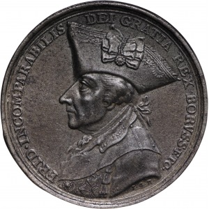 Prusy Fryderyk wielki, medal pośmiertny 1786
