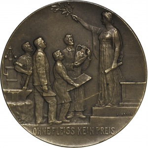 Saksonia medal nagrodowy, przed 1914 r., med. A. Reiss