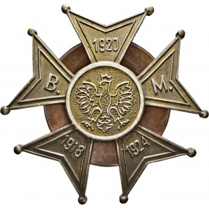 odznaka, 3 batalion Manewrowy 1918-1920-1924 , replika Filipski