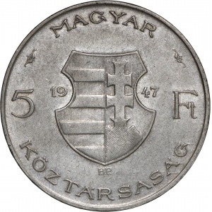 5 forintów 1947 BP