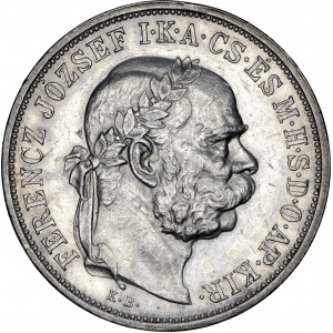 5 koron 1907 KB, Kremnica
