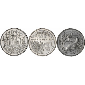 Zestaw 3 monet 2 złote 1995: Katyń, Sum, Bitwa Warszawska