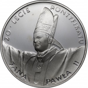 10 złotych 1998, 20-lecie pontyfikatu Jana Pawła II