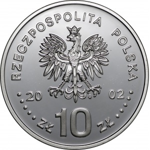10 złotych 2002 August II Mocny