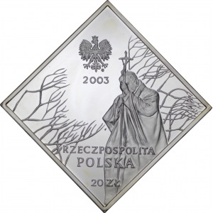 20 złotych 2003 Jan Paweł II - 25-lecie pontyfikatu - klipa