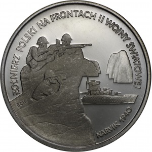 100.000 złotych 1991 Narvik 1940