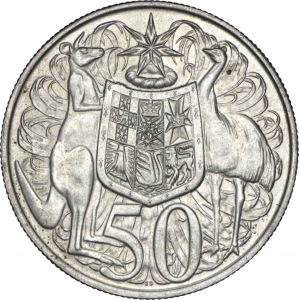Elżbieta II 50 centów 1966, Melbourne
