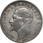 zestaw 3 monet: 1 lew 1891 KB Ag 835, 2 lewa 1894 KB, Ferdynand I (1887-1918), Kremnica, Ag 835; 20 lewa 1930 BP, Borys III (1918-1943), Budapeszt, Ag 500