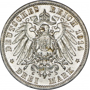 3 marki 1914 A, Berlin