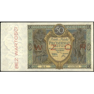 50 złotych, 28 sierpnia 1925 WZÓR
