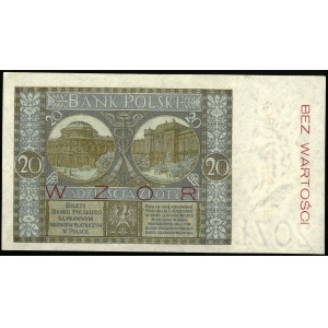 20 złotych, 1 marca 1926 WZÓR