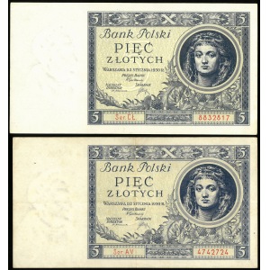 2 x 5 złotych, 2 stycznia 1930