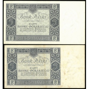 2 x 5 złotych, 2 stycznia 1930