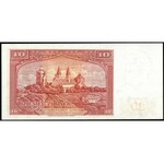 komplet banknotów Rządu RP na uchodźstwie: 1, 2, 5, 10 , 20, 50, 100, 500 złotych emisja 15 sierpnia 1939 oraz 20 i 50 zł emisja 20 sierpnia 1939