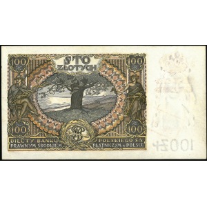 100 złotych, 2 czerwca 1932, z nadrukiem niemieckim