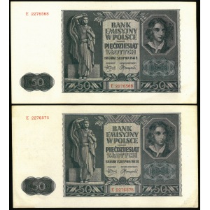 2 x 50 złotych, 1 sierpnia 1941