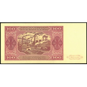 100 złotych, 1 lipca 1948