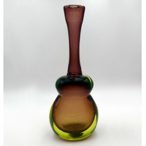 Flavio Poli for Seguso Vetri d'Arte, Submerged glass vase EKO