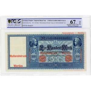 Germany - Empire 100 Mark 1910 (ND) PCGS 67 OPQ Specimen Proof Top Grade