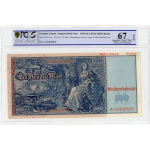 Germany - Empire 100 Mark 1910 (ND) PCGS 67 OPQ Specimen Proof Top Grade