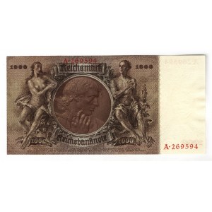 Germany - Third Reich 1000 Reichsmark 1936