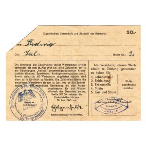 Germany - Third Reich Winterhelp 10 Reichsmark 1942 - 1943