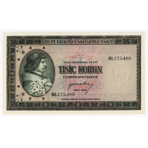 Czechoslovakia 1000 Korun 1945 (ND) Specimen