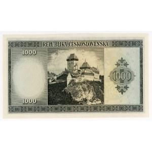 Czechoslovakia 1000 Korun 1945 (ND) Specimen