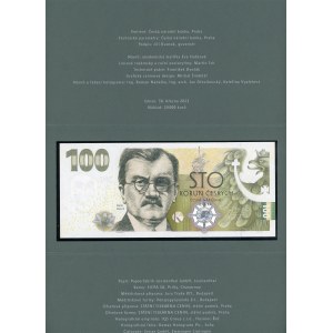 Czech Republic 100 Korun 2022 Anniversary of the Czechoslovak Crown Karel Engliš