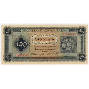 Croatia 100 Kuna 1943