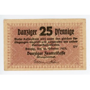 Danzig 25 Pfennige 1923