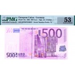 European Union Germany 500 Euro 2002 PMG 53 Error Banknote