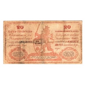 Finland 20 Markkaa 1862