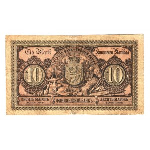 Finland 10 Markkaa 1889