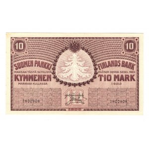 Finland 10 Markkaa 1909
